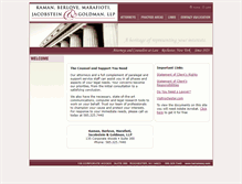 Tablet Screenshot of kamanesq.com